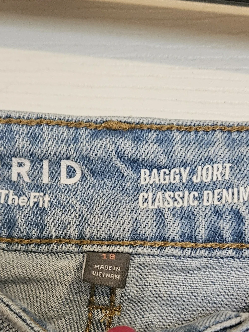 torrid Womens Light Blue Denim Jort Shorts